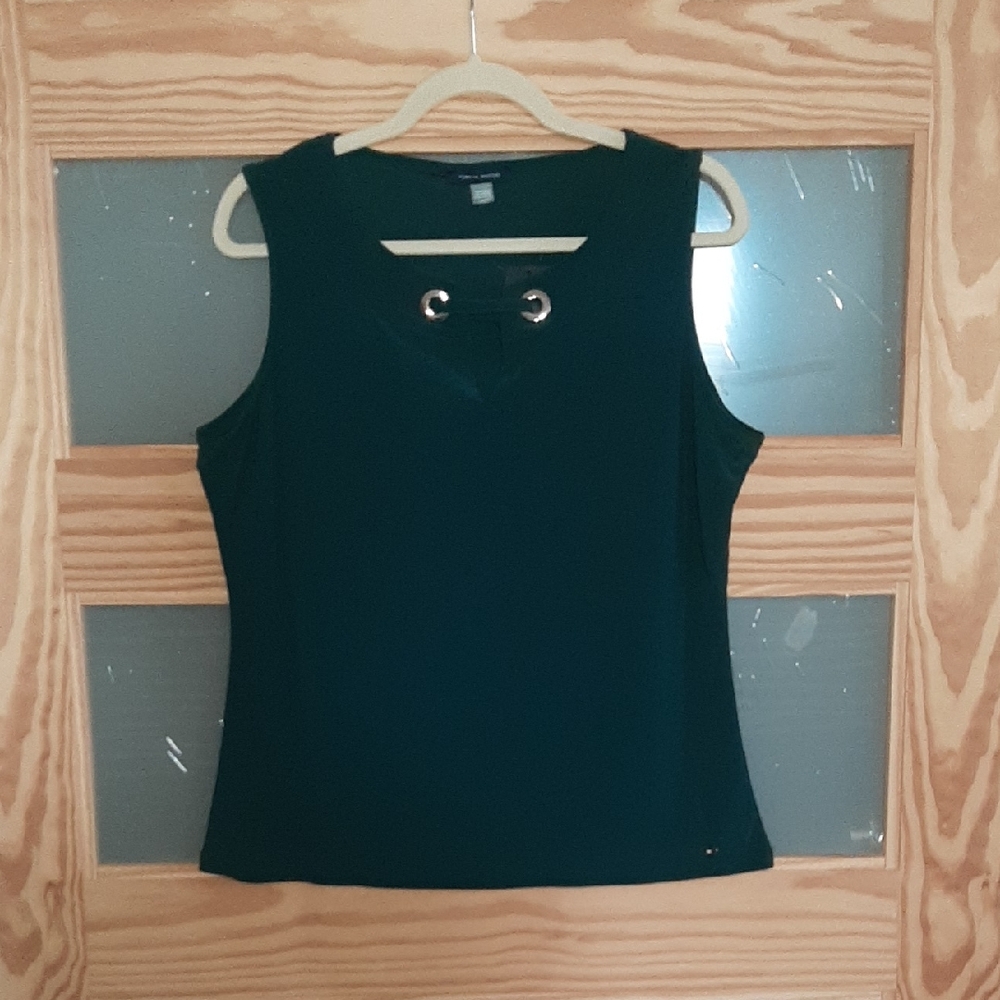 Tommy Hilfiger Green Sleeveless Tank Top